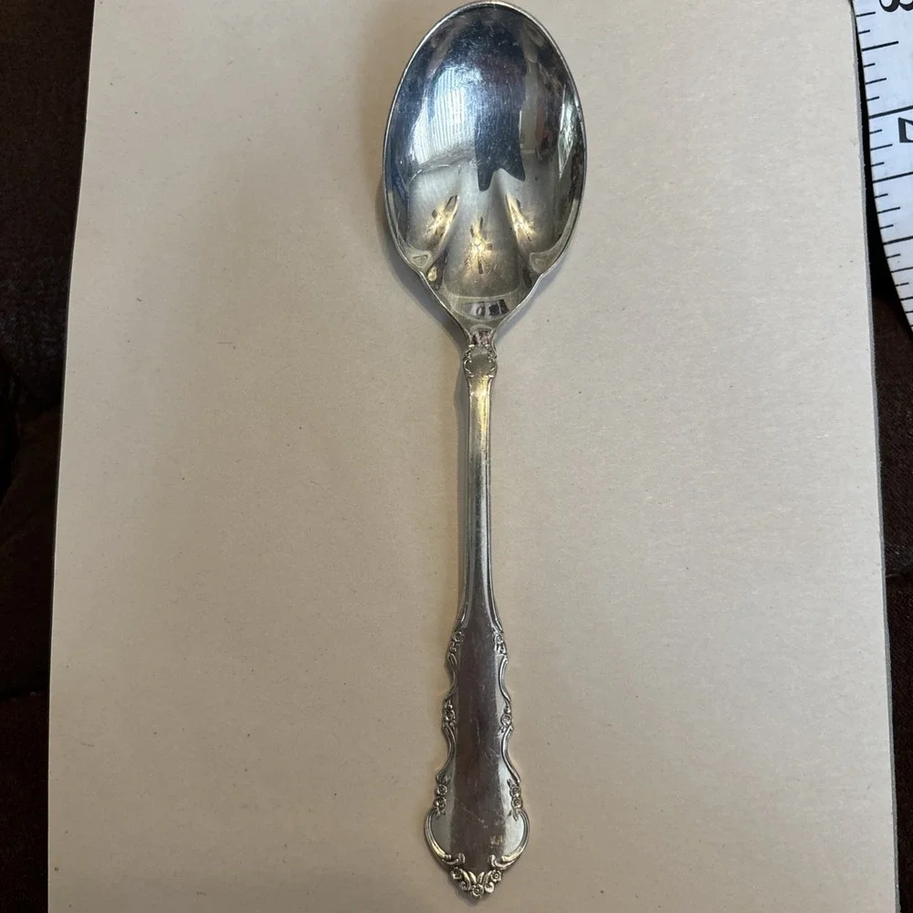 Reed & Barton DRESDEN ROSE Silverplate 1953 Silverware Dresden‎ Spoon